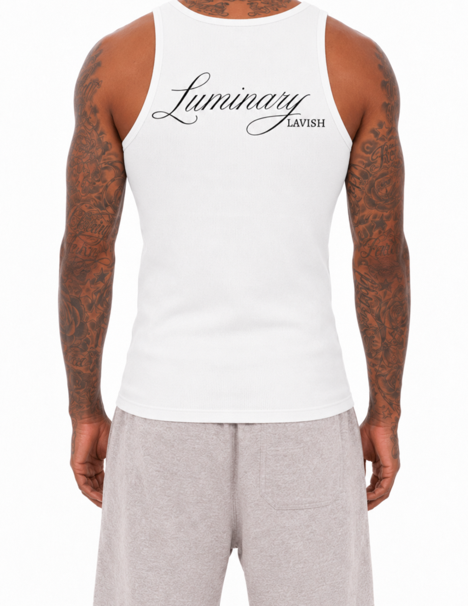 SIGNATURE RIB TANK (WHITE)