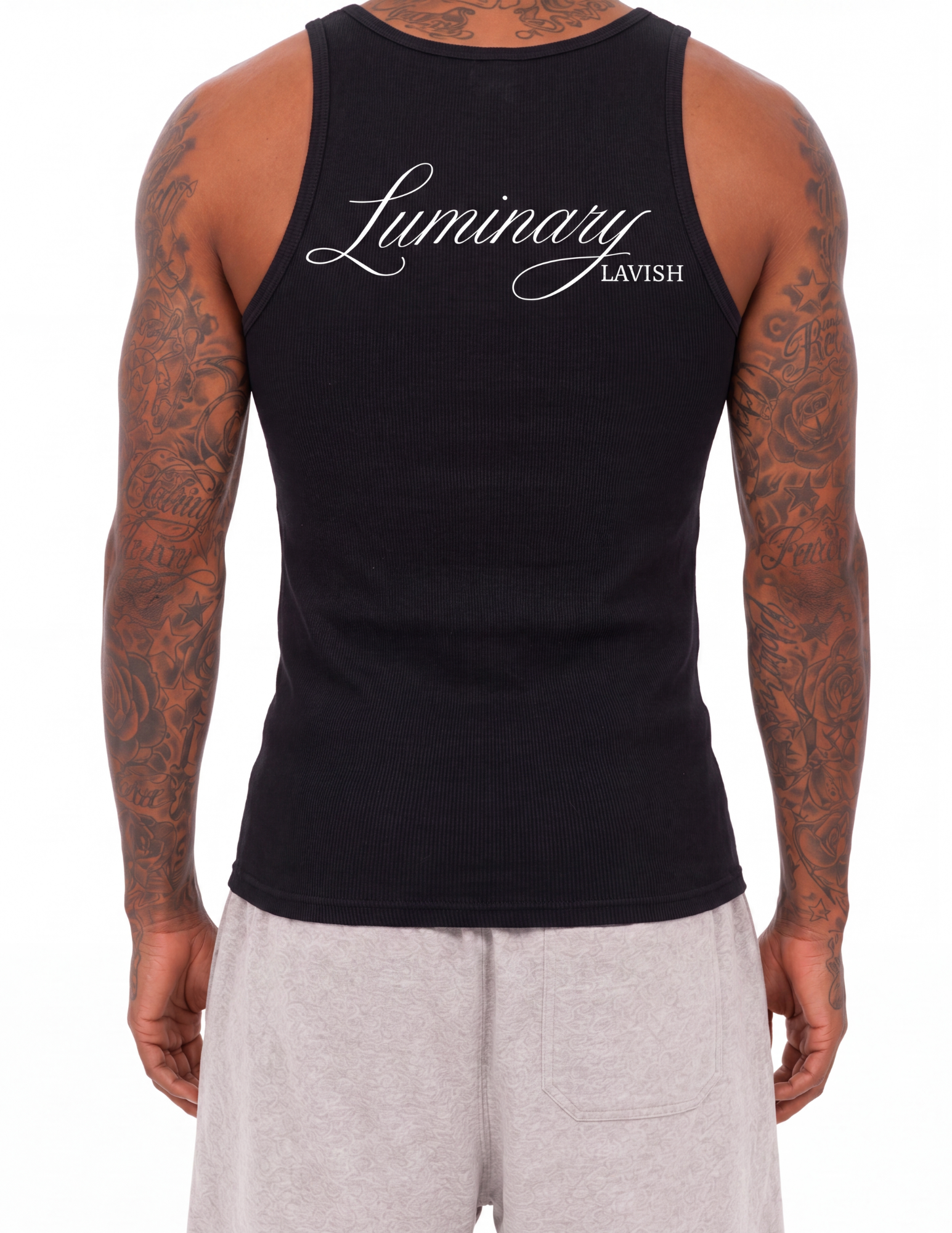 SIGNATURE RIB TANK (BLACK)