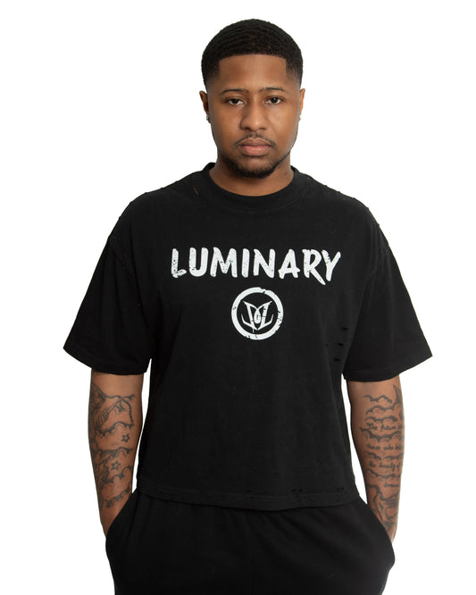 BOXY ESSENTIAL TEE -BLACK