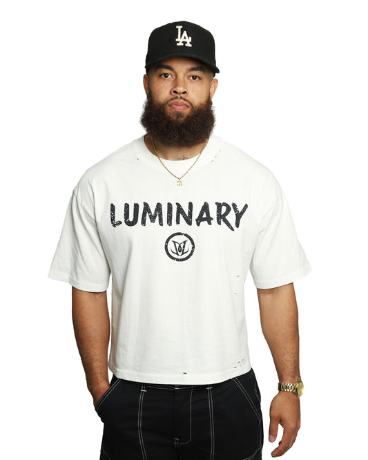 BOXY ESSENTIAL TEE - WHITE