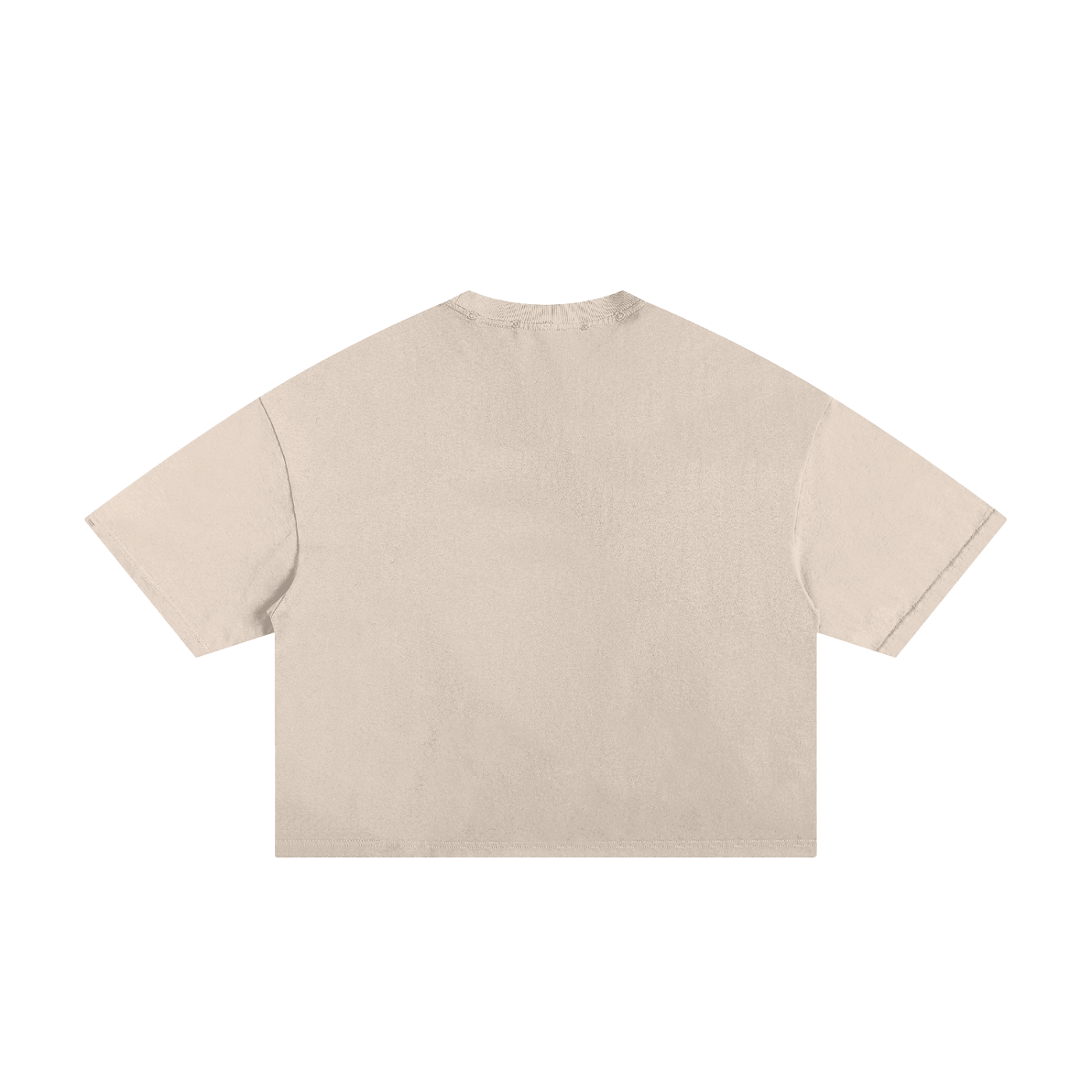 BOXY ESSENTIAL TEE- BEIGE