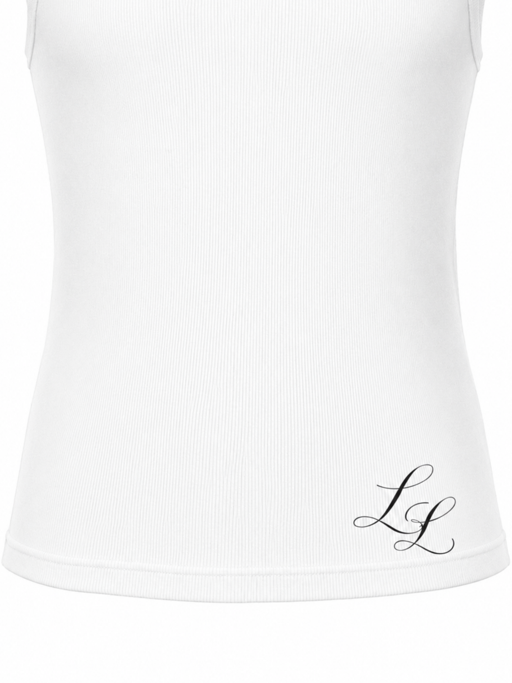SIGNATURE RIB TANK (WHITE)