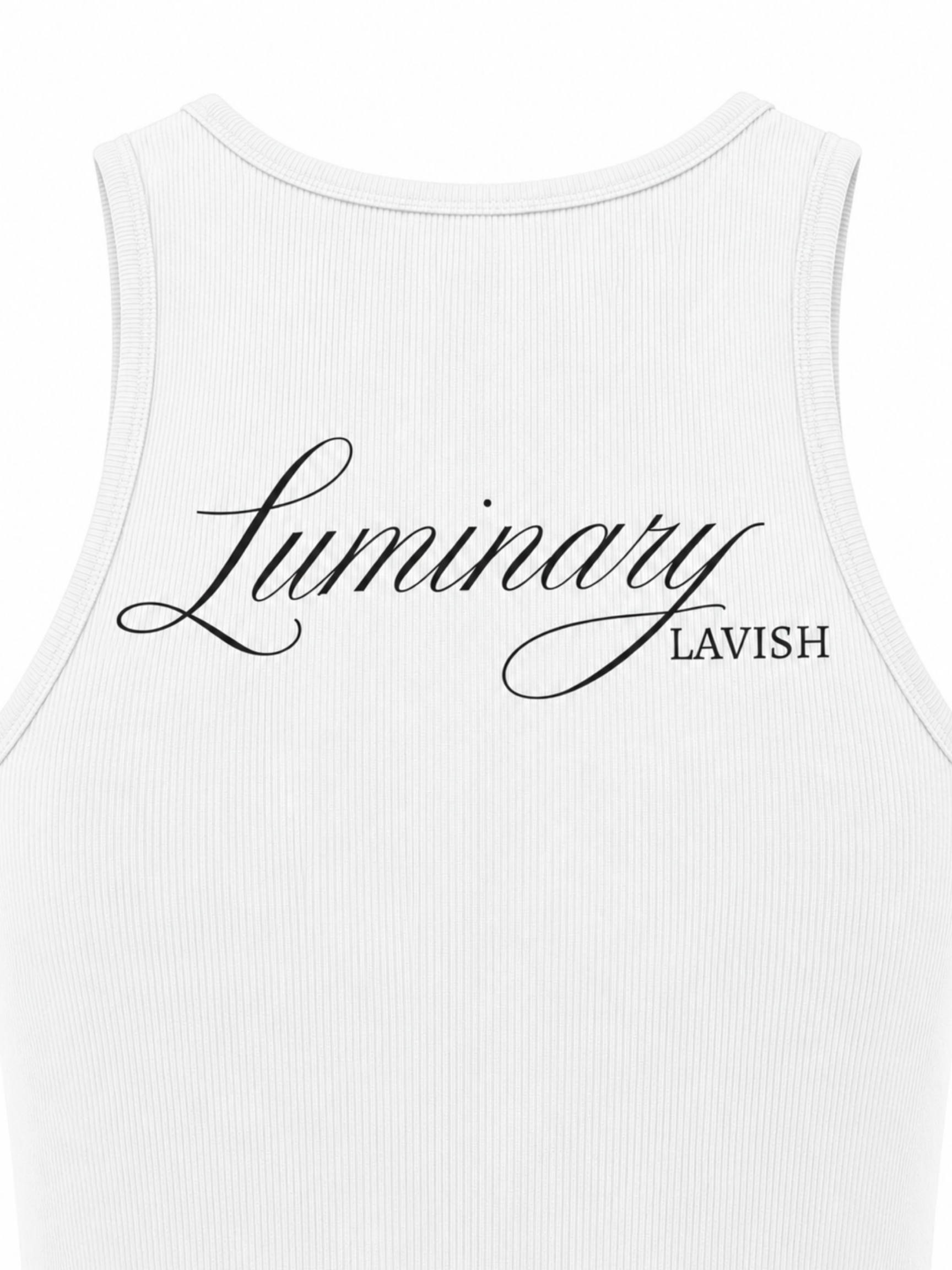 SIGNATURE RIB TANK (WHITE)