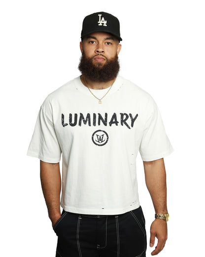 BOXY ESSENTIAL TEE - WHITE
